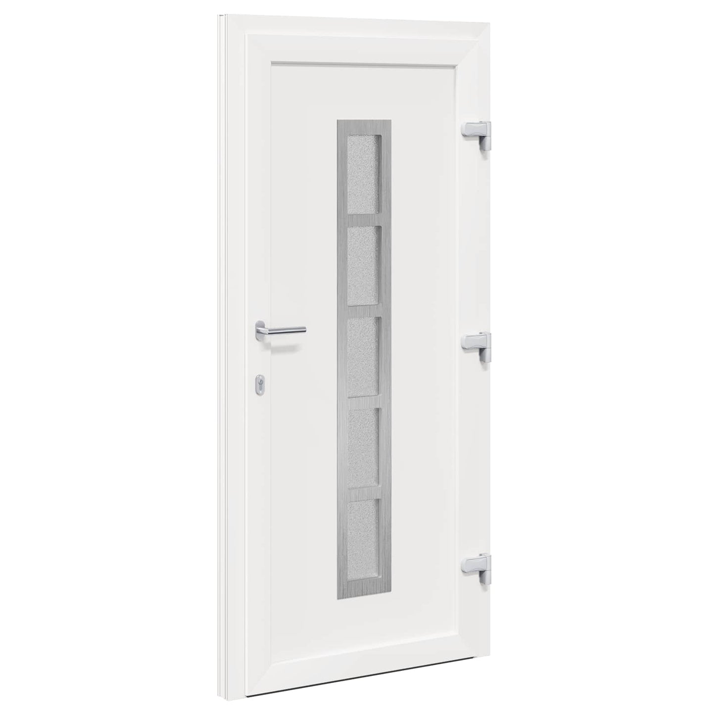 Hoveddør 98 x 208 cm PVC Hvid
