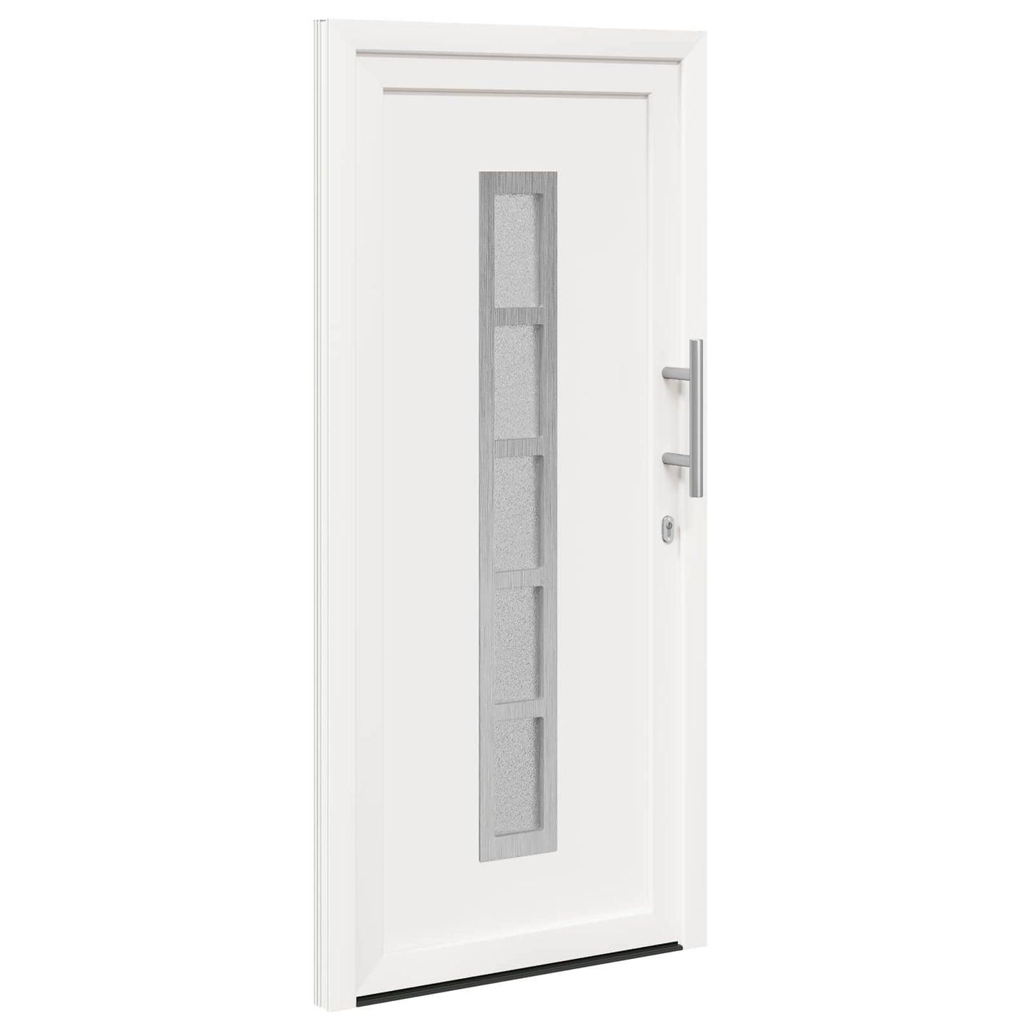 Hoveddør 108 x 208 cm PVC Hvid