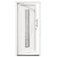 Hoveddør 108 x 208 cm PVC Hvid