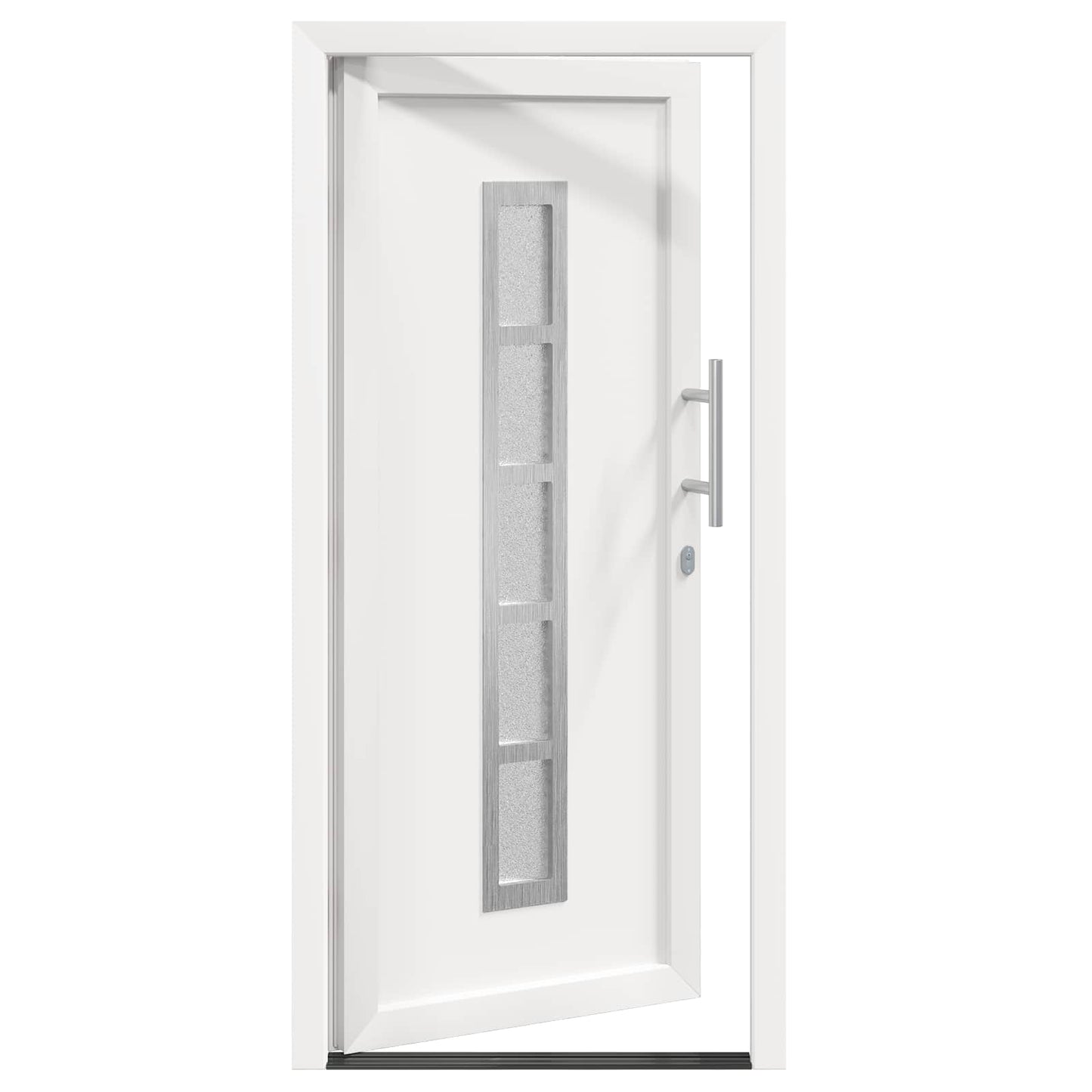 Hoveddør 108 x 208 cm PVC Hvid