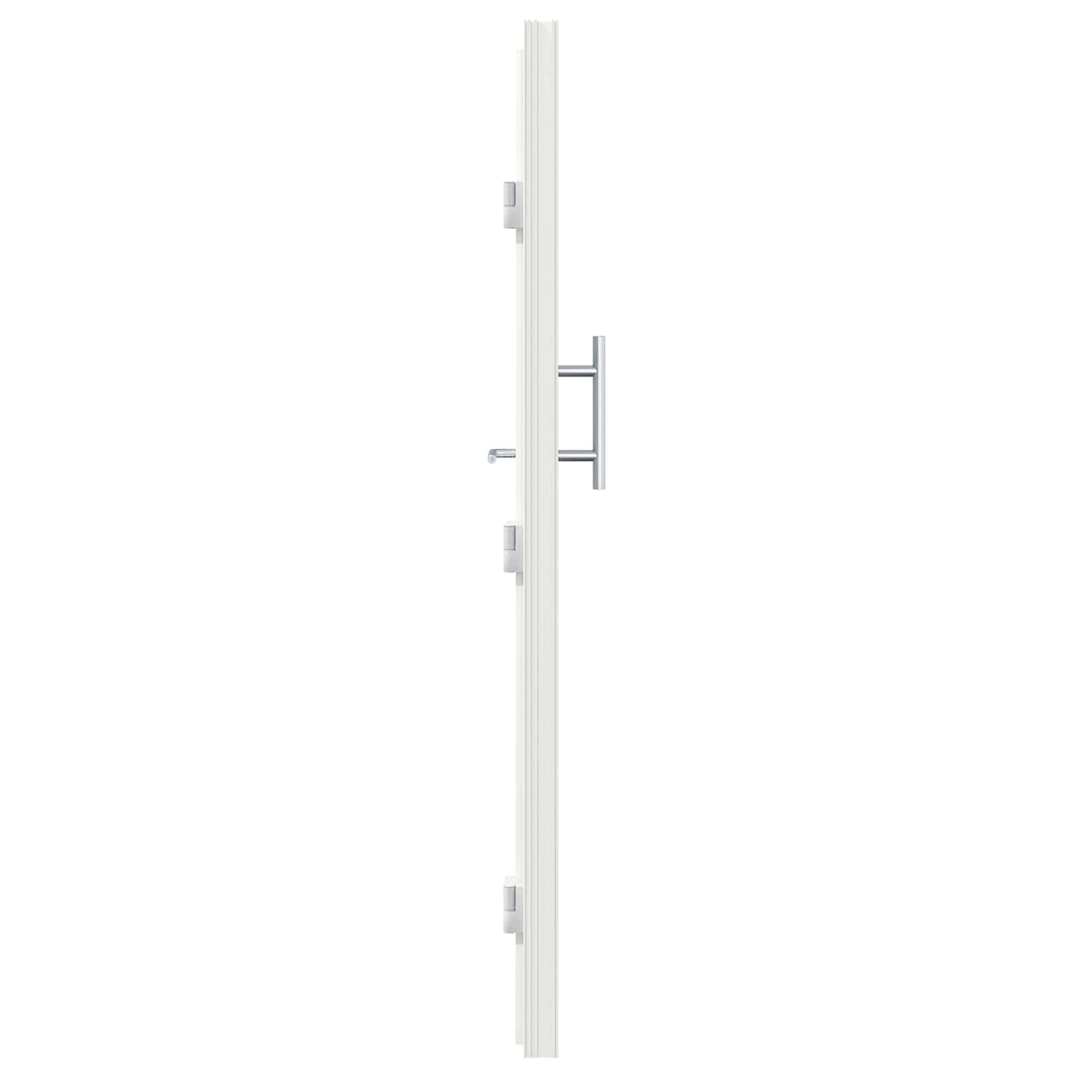 Hoveddør 108 x 208 cm PVC Hvid