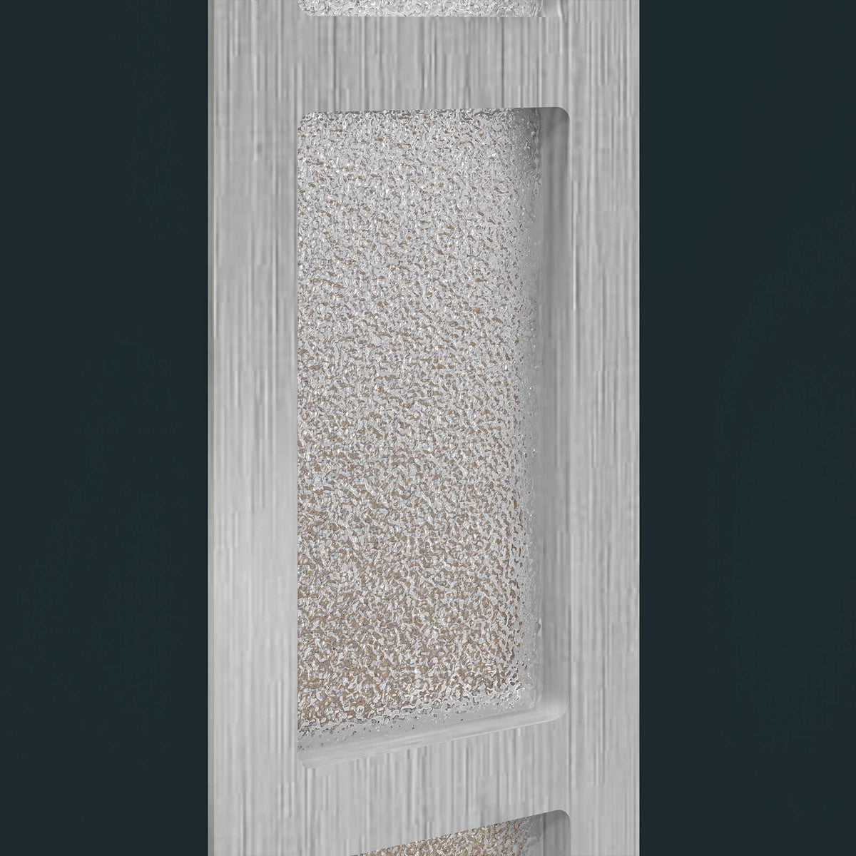 Hoveddør 98 x 208 cm PVC Antracit