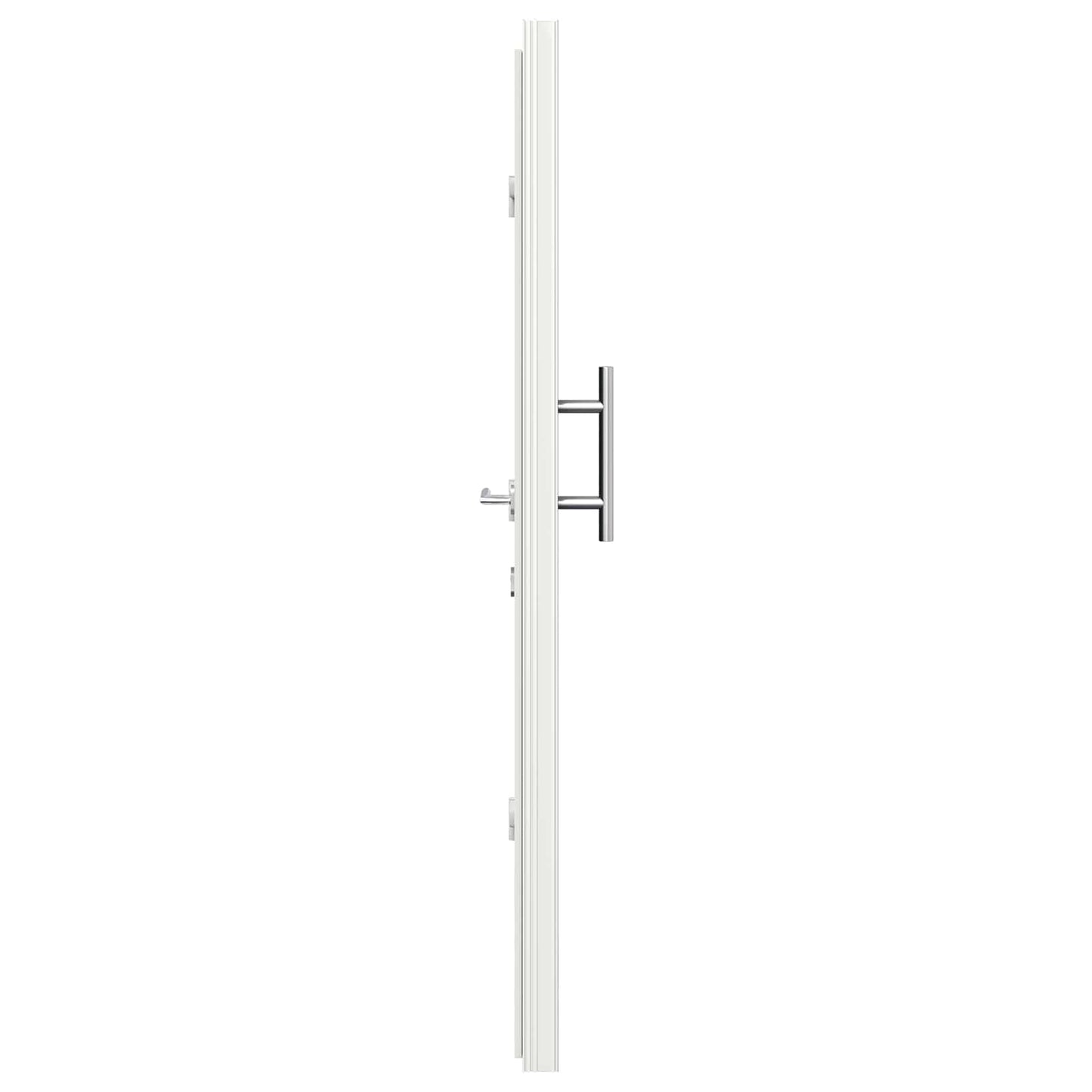 Hoveddør 98 x 208 cm PVC Antracit