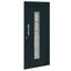 Hoveddør 108 x 208 cm PVC Antracit