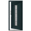 Hoveddør 108 x 208 cm PVC Antracit