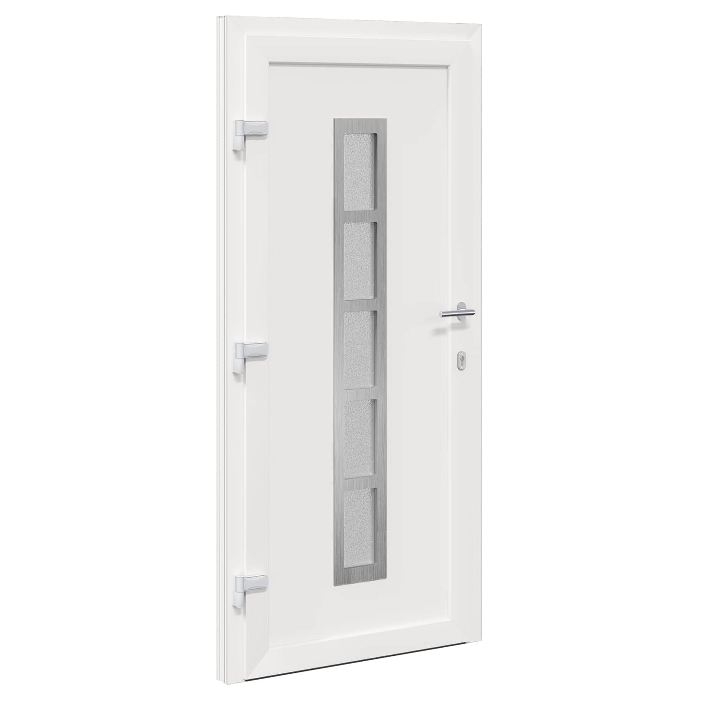 Hoveddør 108 x 208 cm PVC Antracit