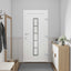 Hoveddør 88 x 200 cm PVC Antracit