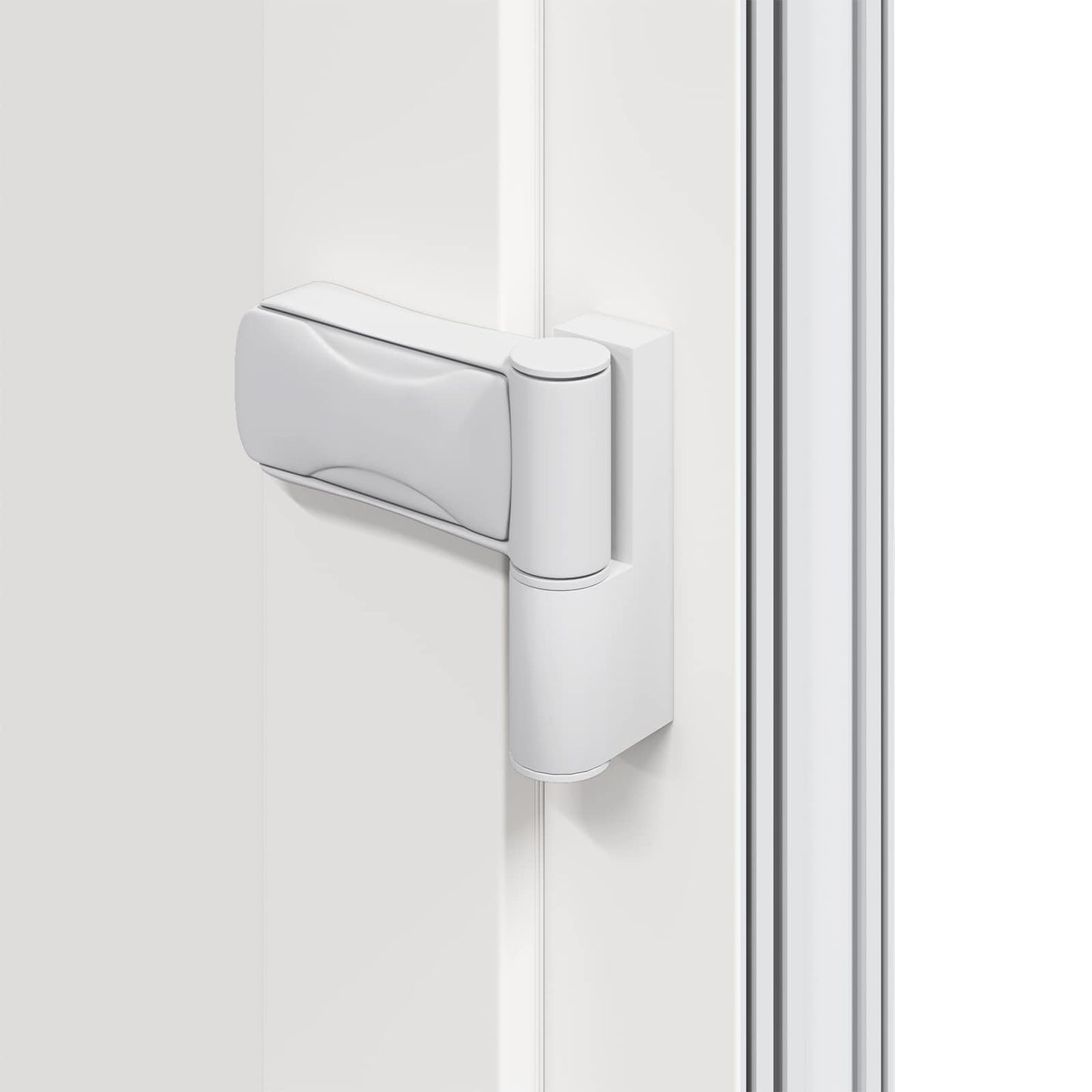 Hoveddør 98 x 208 cm PVC Antracit