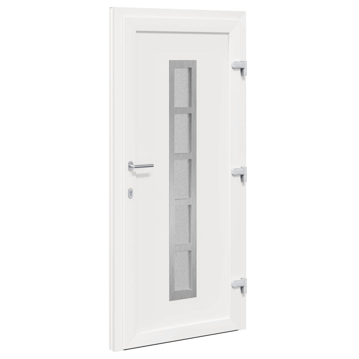 Hoveddør 98 x 208 cm PVC Antracit