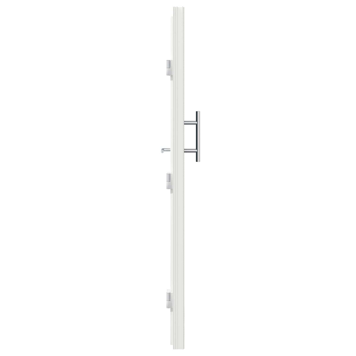Hoveddør 98 x 208 cm PVC Antracit
