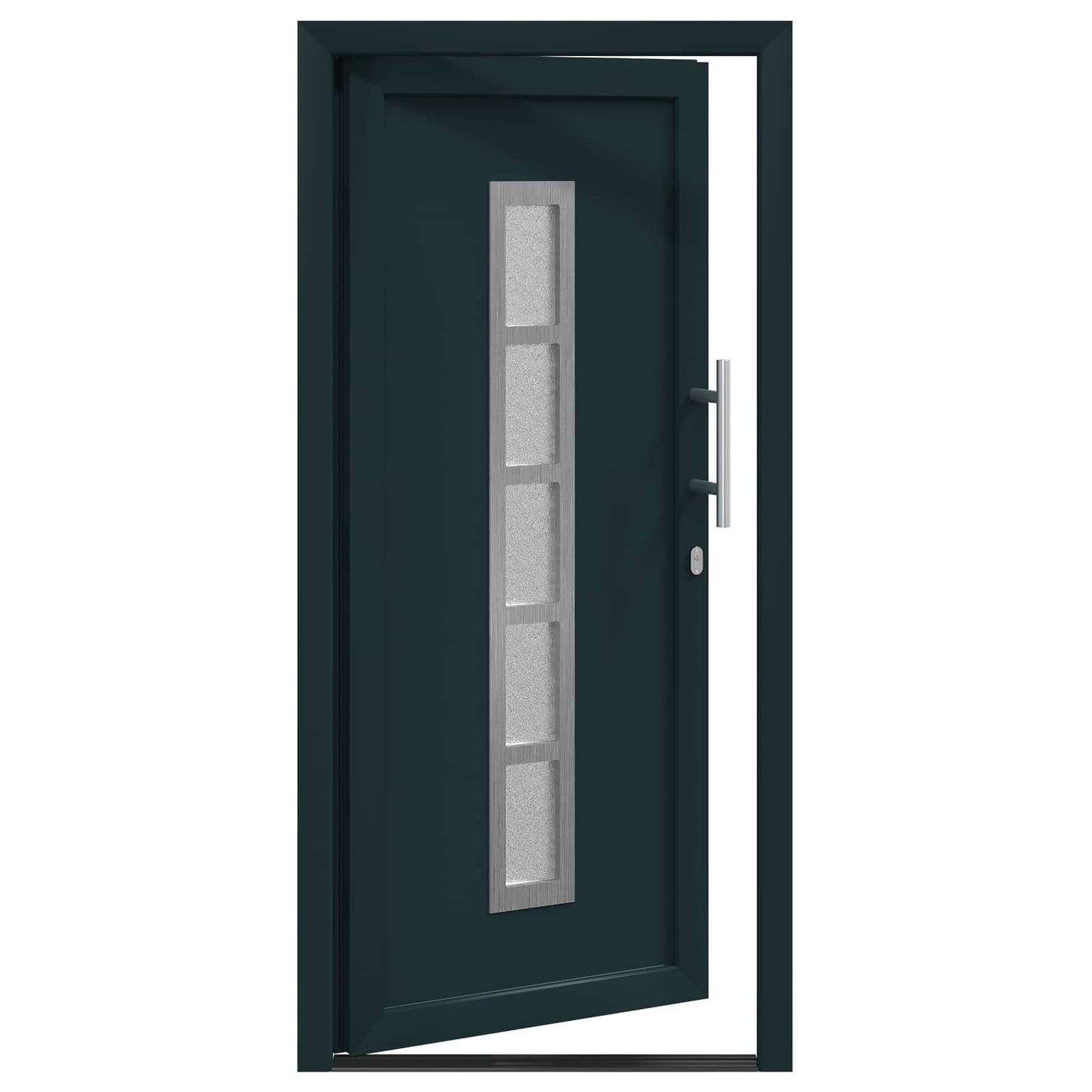 Hoveddør 108 x 208 cm PVC Antracit