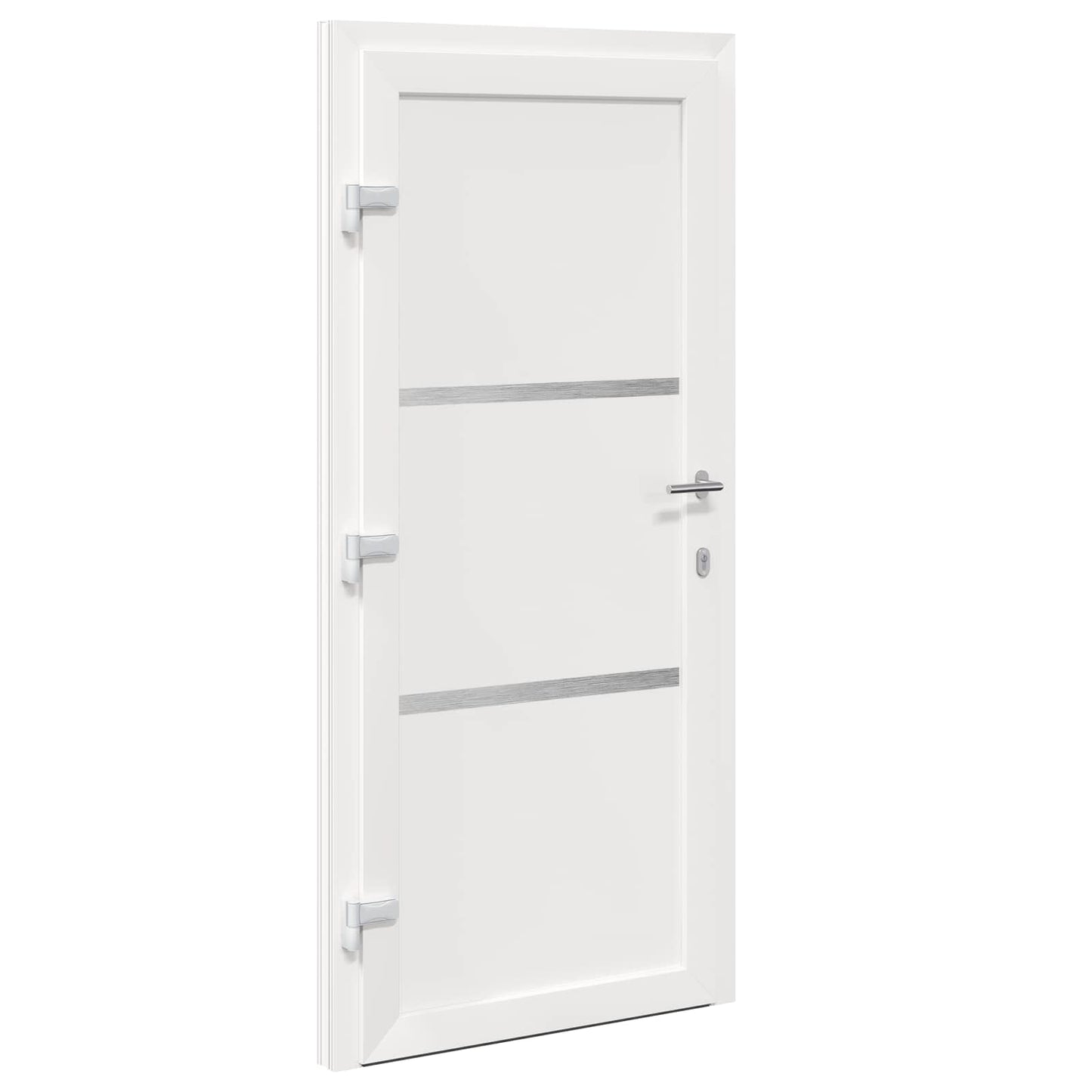 Hoveddør 88 x 200 cm PVC Hvid