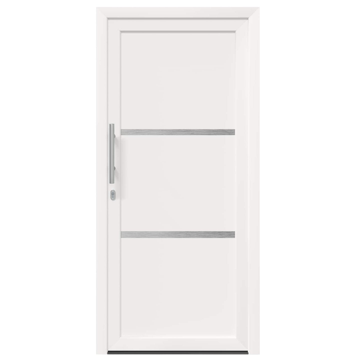 Hoveddør 98 x 208 cm PVC Hvid