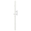 Hoveddør 108 x 208 cm PVC Hvid