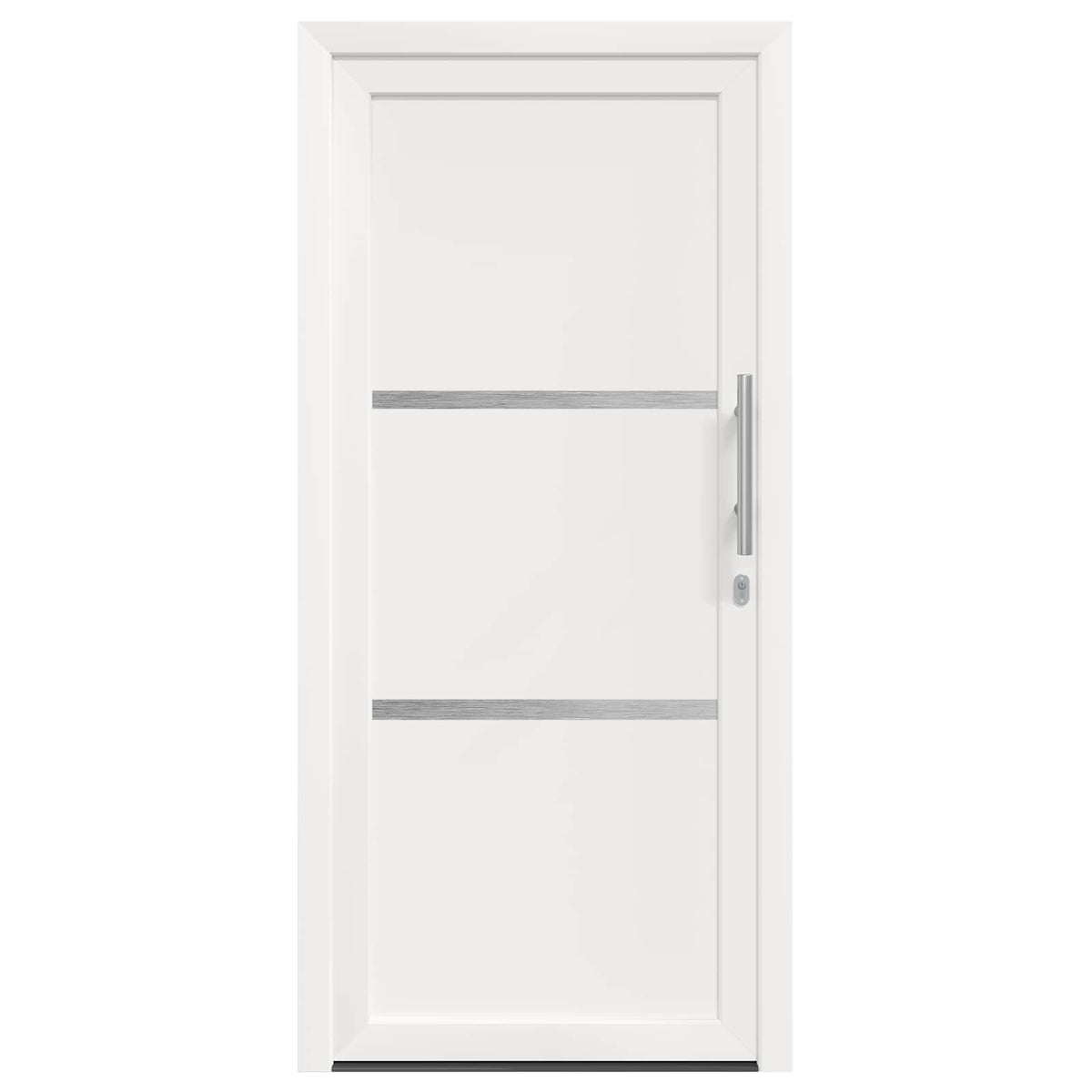Hoveddør 98 x 200 cm PVC Hvid