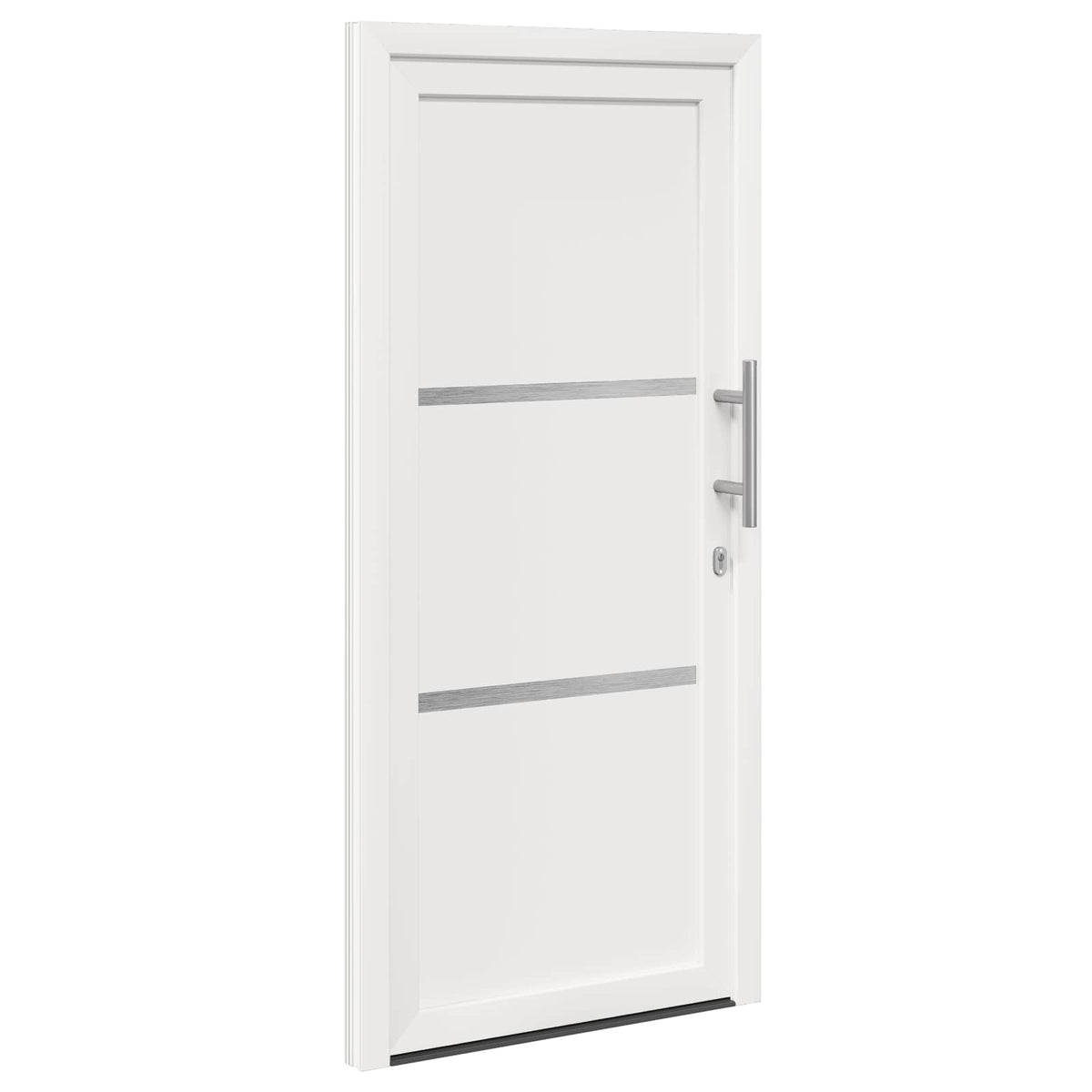 Hoveddør 108 x 208 cm PVC Hvid