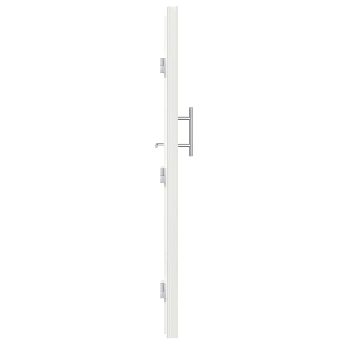 Hoveddør 108 x 208 cm PVC Hvid