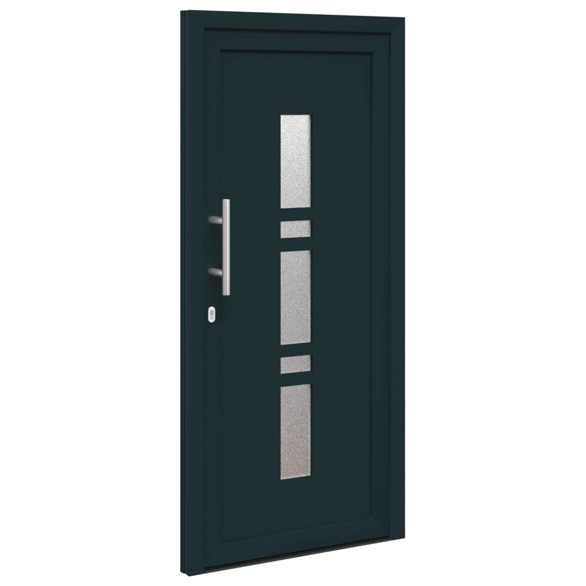 Hoveddør 108 x 208 cm PVC Antracit