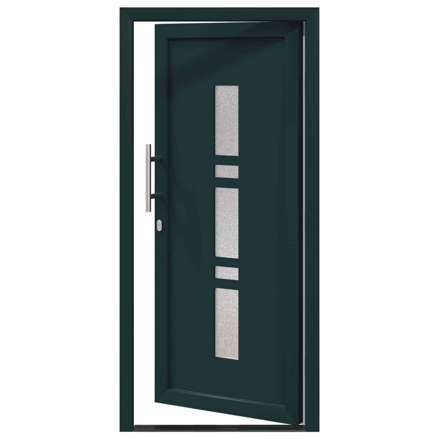 Hoveddør 108 x 208 cm PVC Antracit