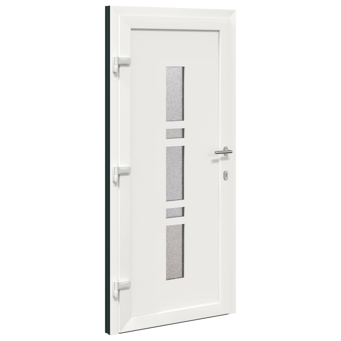 Hoveddør 108 x 208 cm PVC Antracit