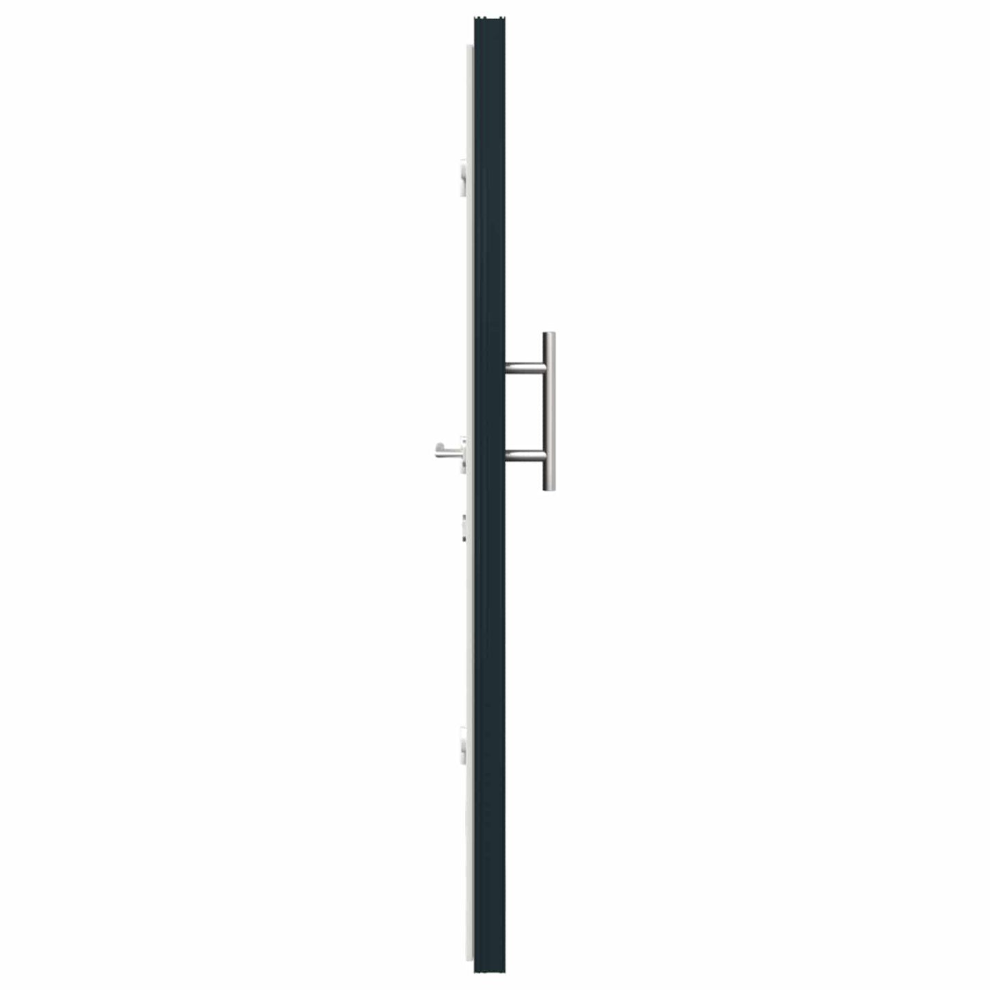 Hoveddør 108 x 208 cm PVC Antracit
