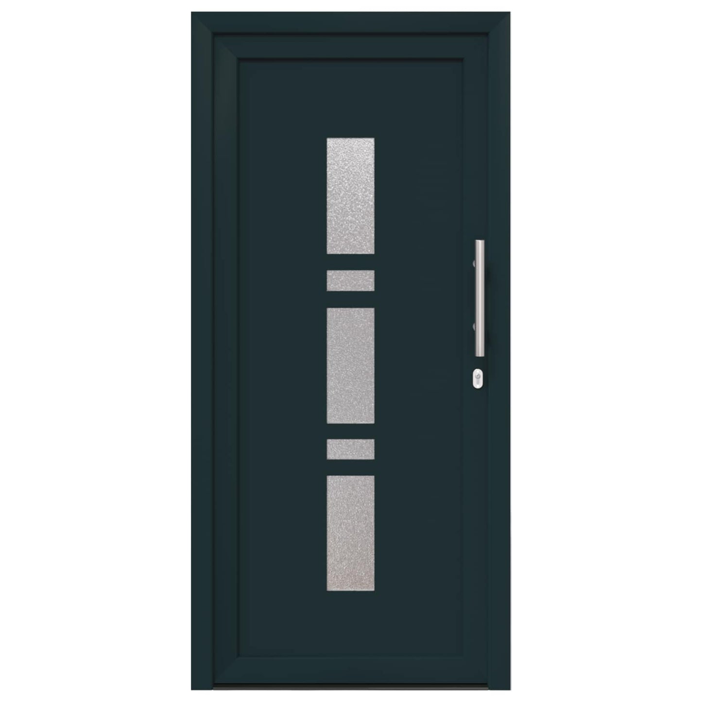 Hoveddør 98 x 200 cm PVC Antracit