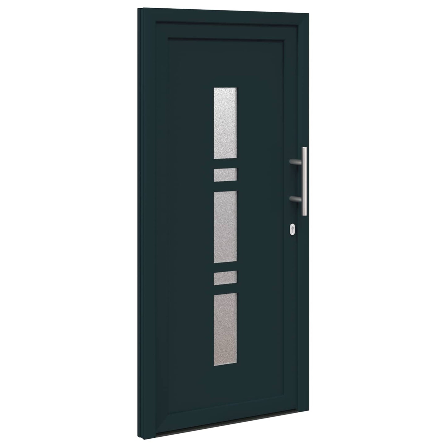 Hoveddør 108 x 208 cm PVC Antracit