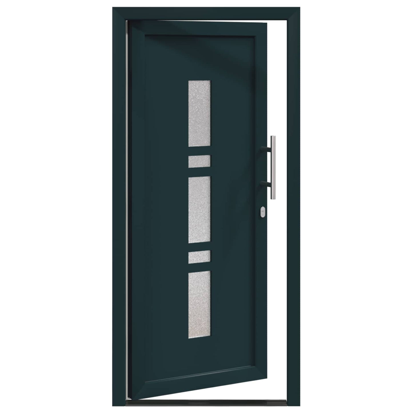 Hoveddør 108 x 208 cm PVC Antracit