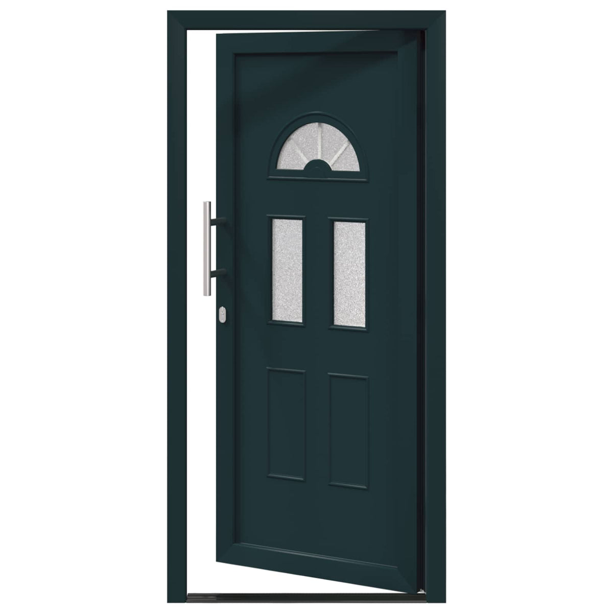 Hoveddør 88 x 200 cm PVC Antracit