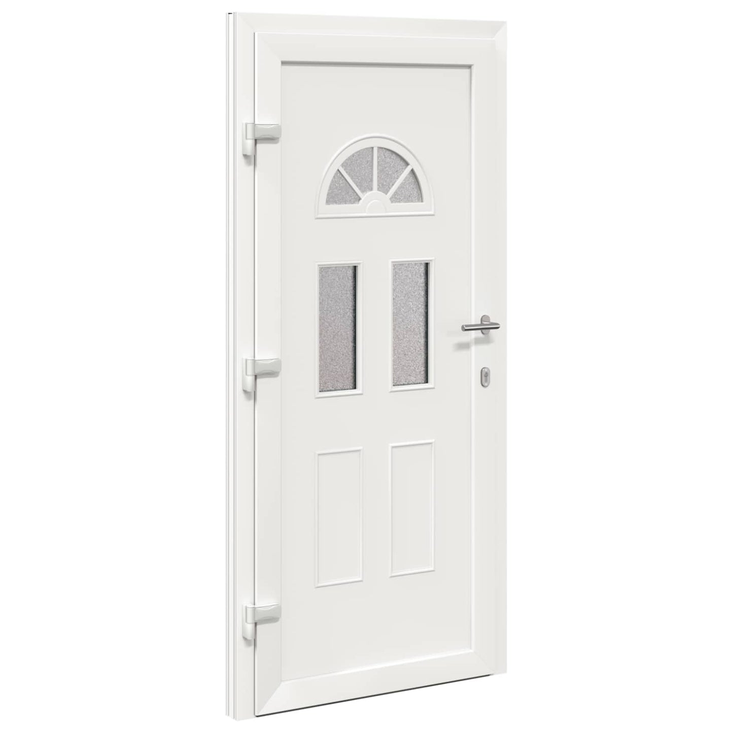 Hoveddør 88 x 200 cm PVC Antracit