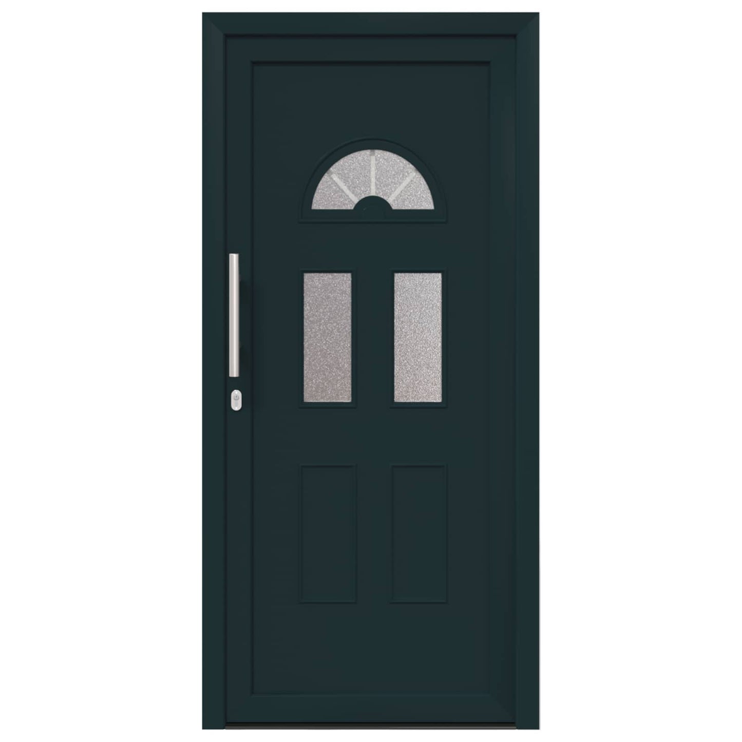 Hoveddør 88 x 200 cm PVC Antracit