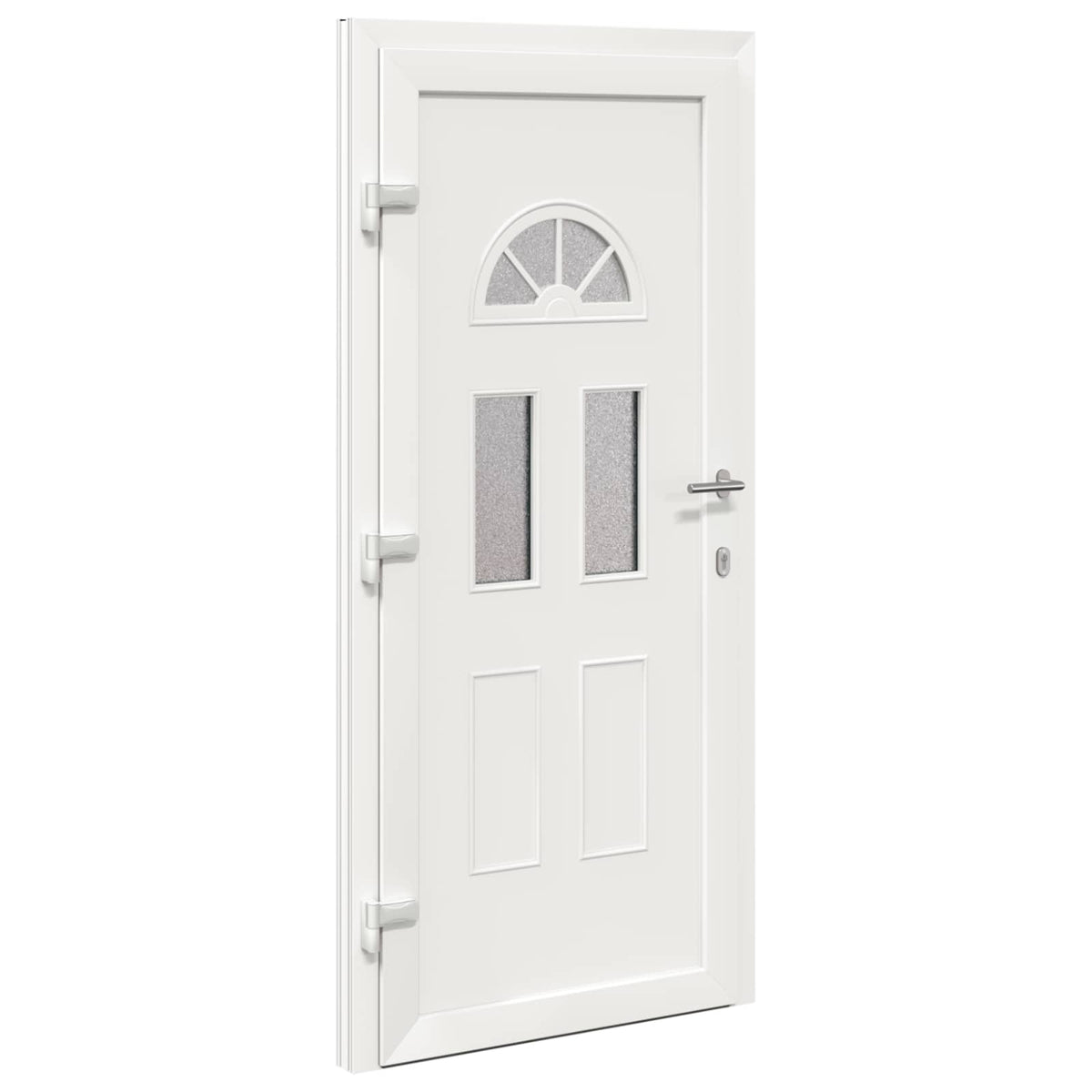 Hoveddør 98 x 208 cm PVC Antracit