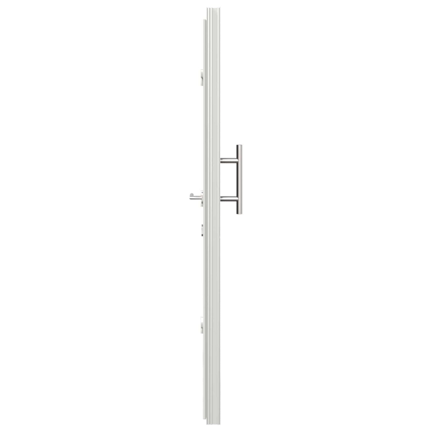 Hoveddør 98 x 208 cm PVC Antracit