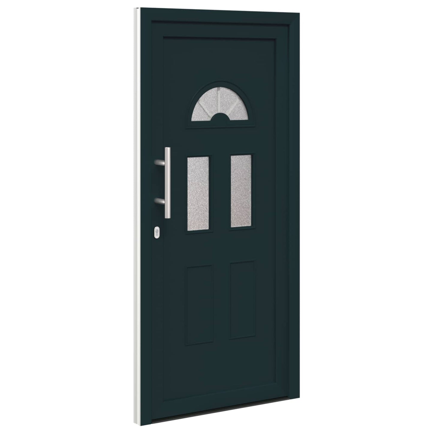 Hoveddør 110 x 210 cm PVC Antracit