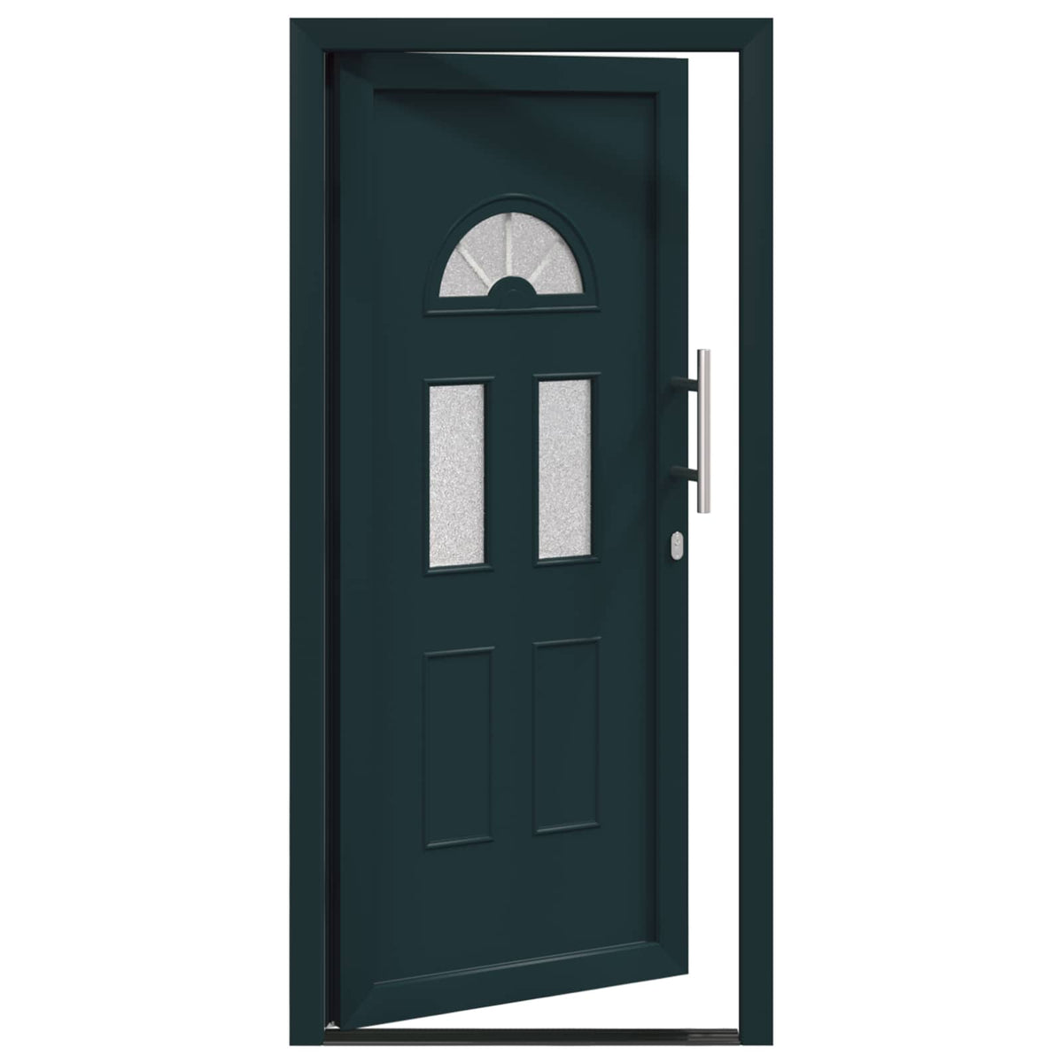 Hoveddør 88 x 200 cm PVC Antracit