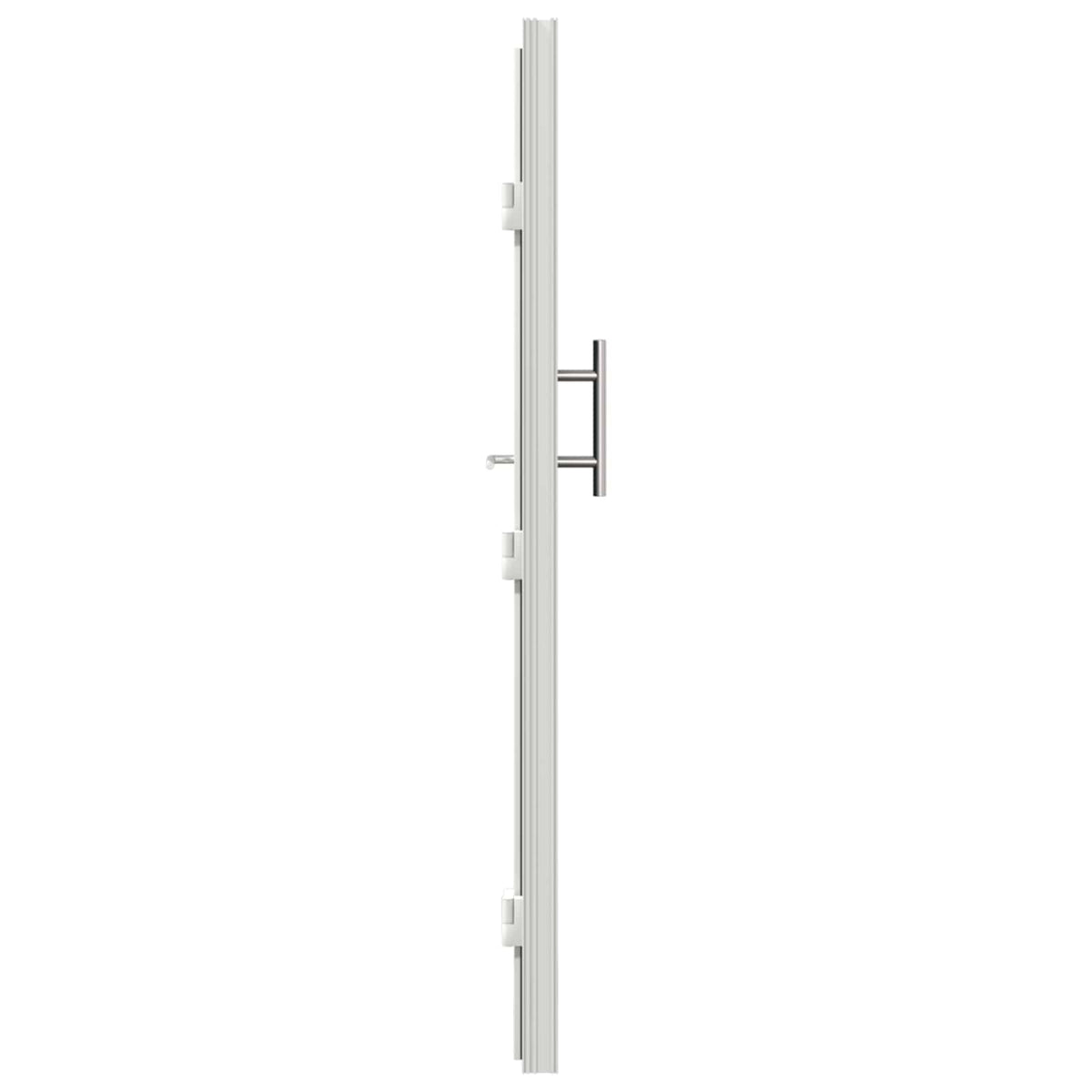 Hoveddør 98 x 208 cm PVC Antracit