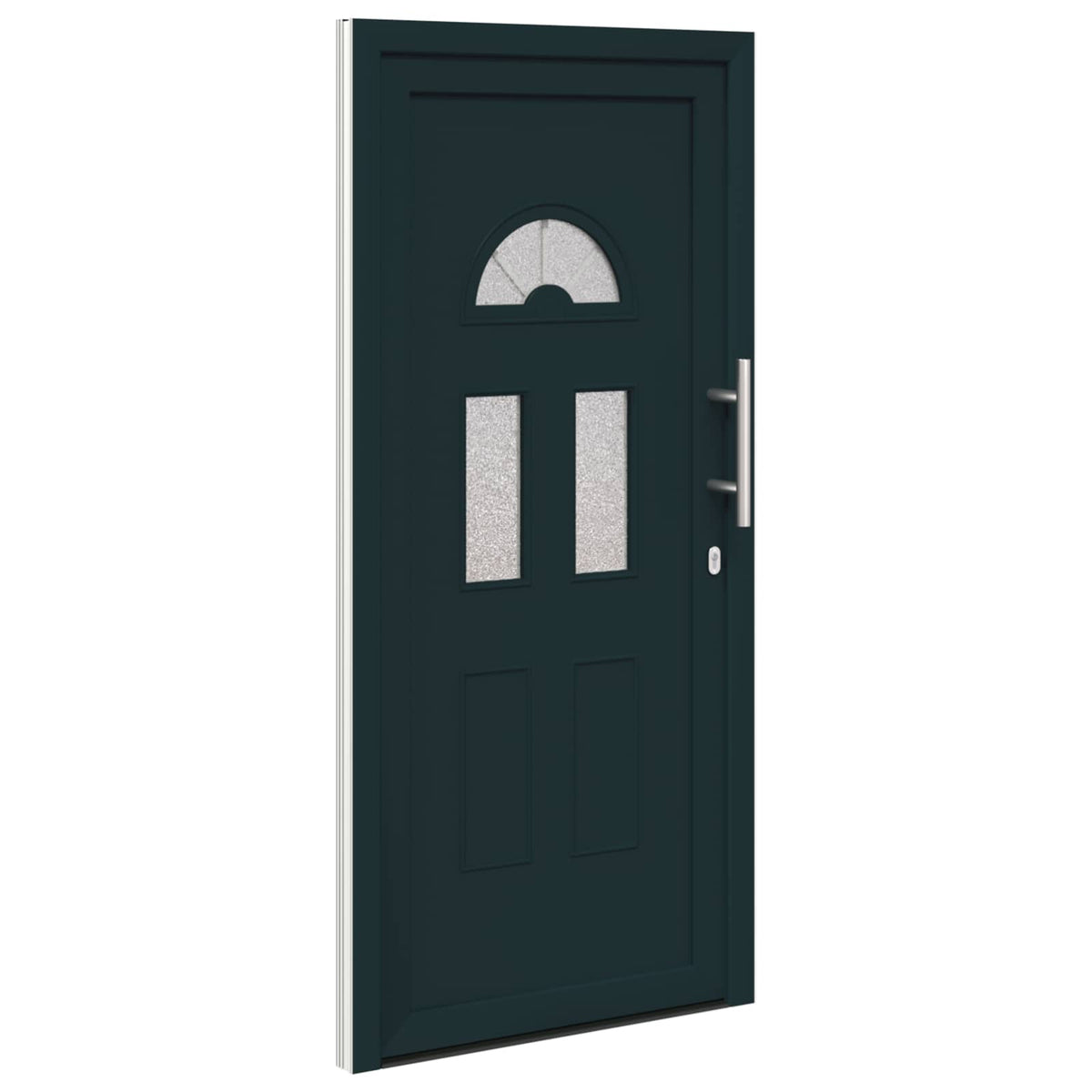 Hoveddør 110 x 210 cm PVC Antracit