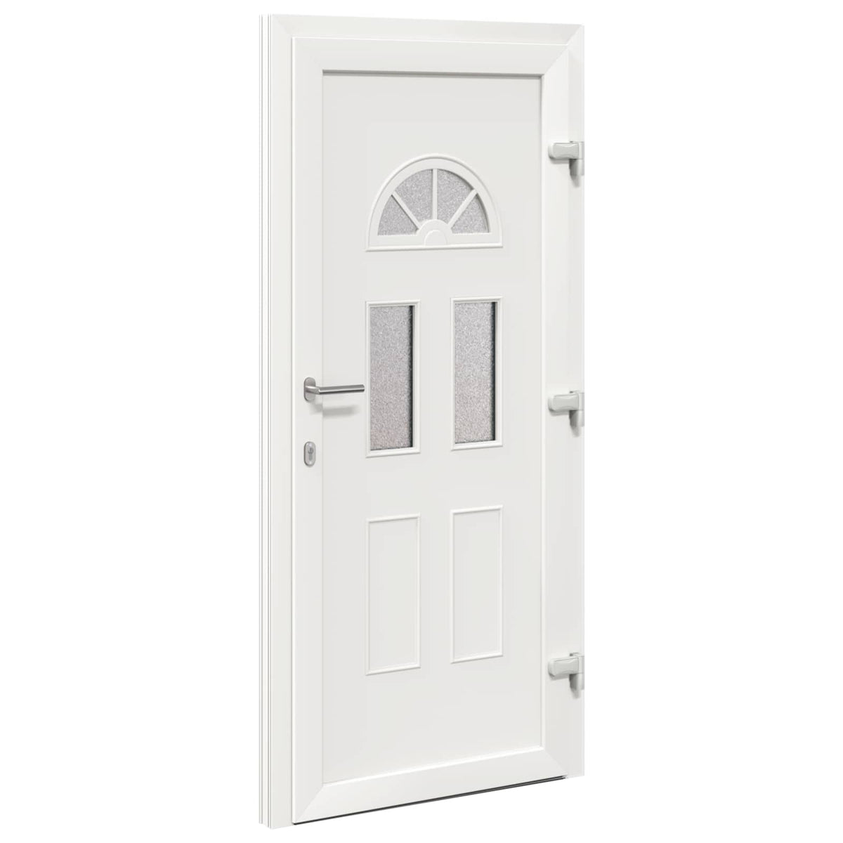 Hoveddør 110 x 210 cm PVC Antracit