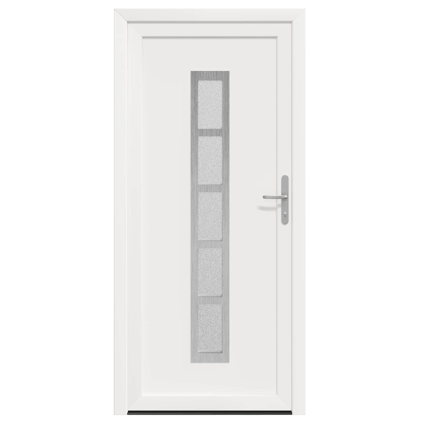 Hoveddør Hvid 98 x 208 cm PVC