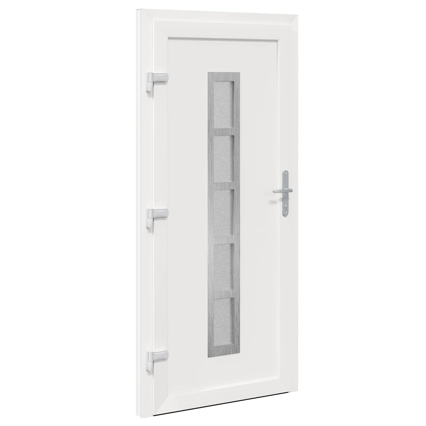 Hoveddør Antracit 98 x 200 cm PVC