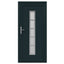 Hoveddør Antracit 98 x 200 cm PVC