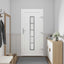 Hoveddør Antracit 88 x 200 cm PVC