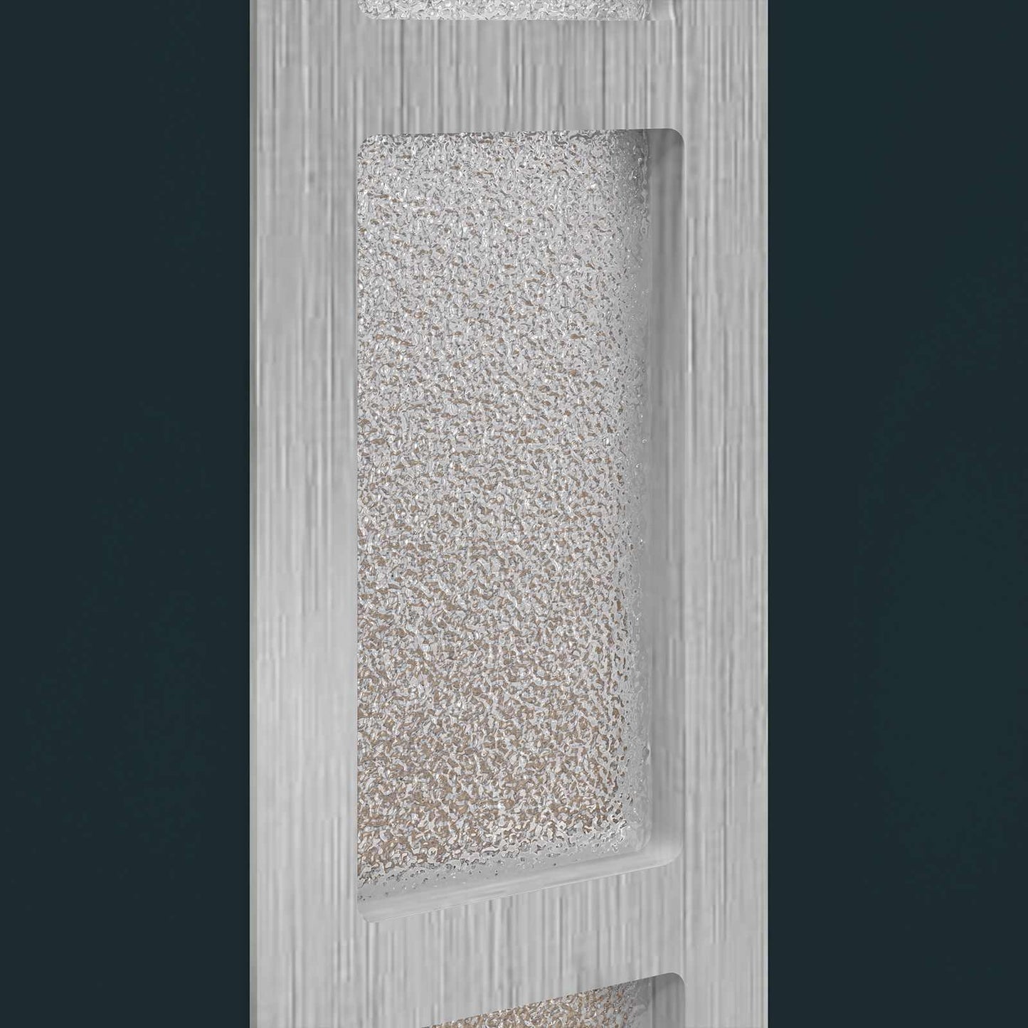 Hoveddør Antracit 98 x 200 cm PVC