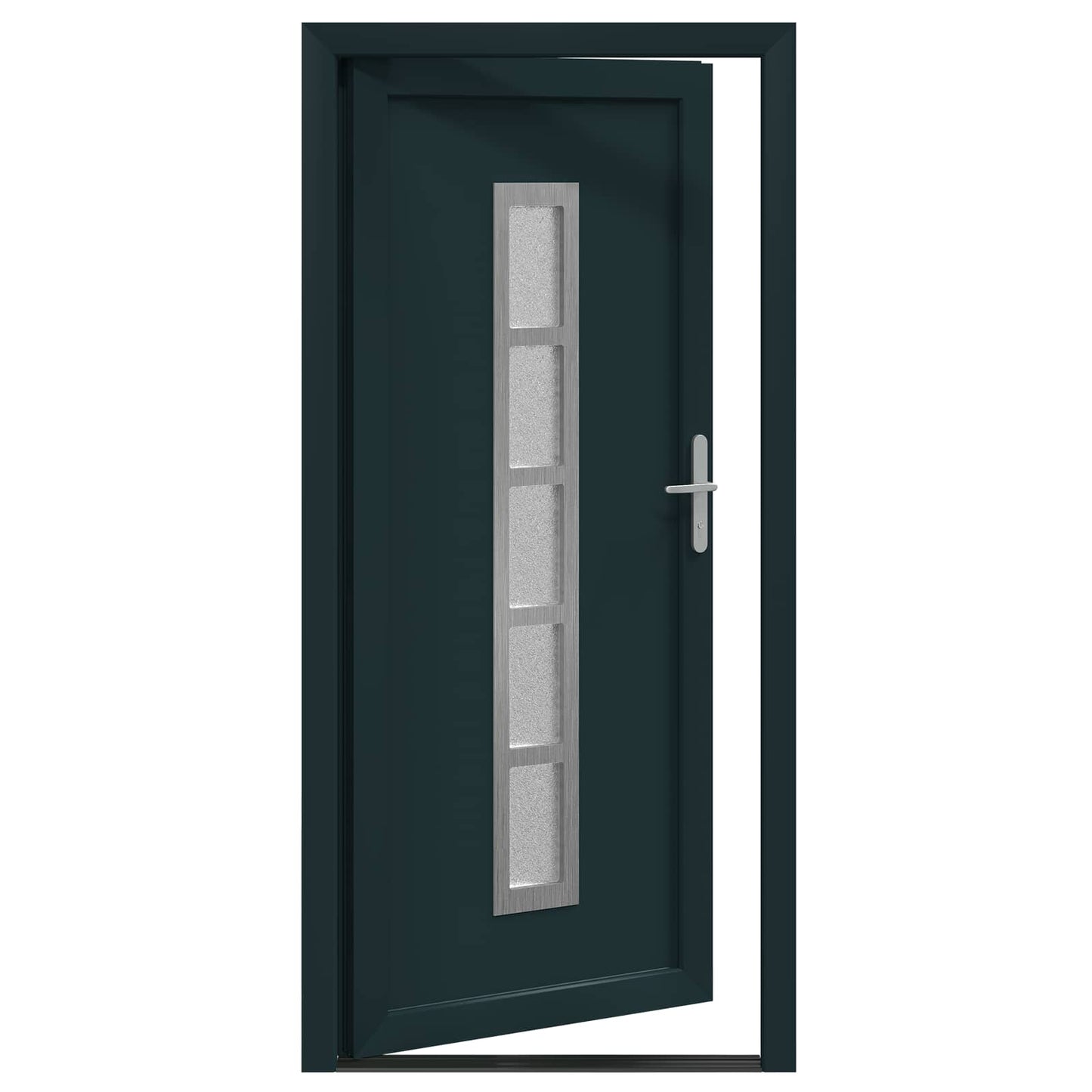 Hoveddør Antracit 108 x 208 cm PVC