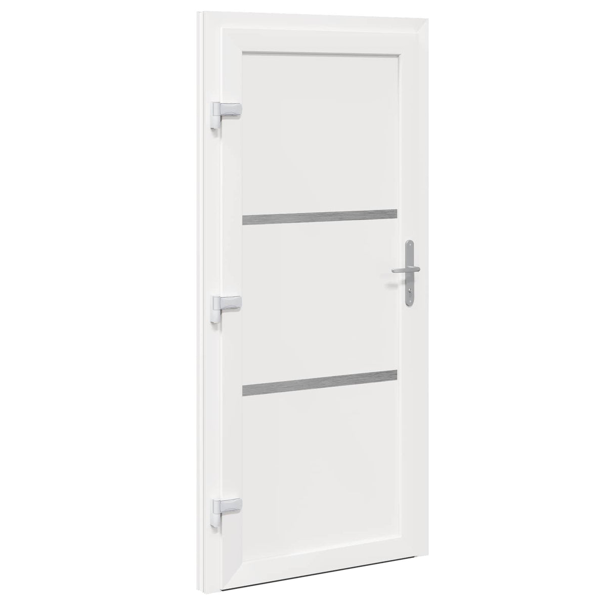 Hoveddør Hvid 98 x 208 cm PVC