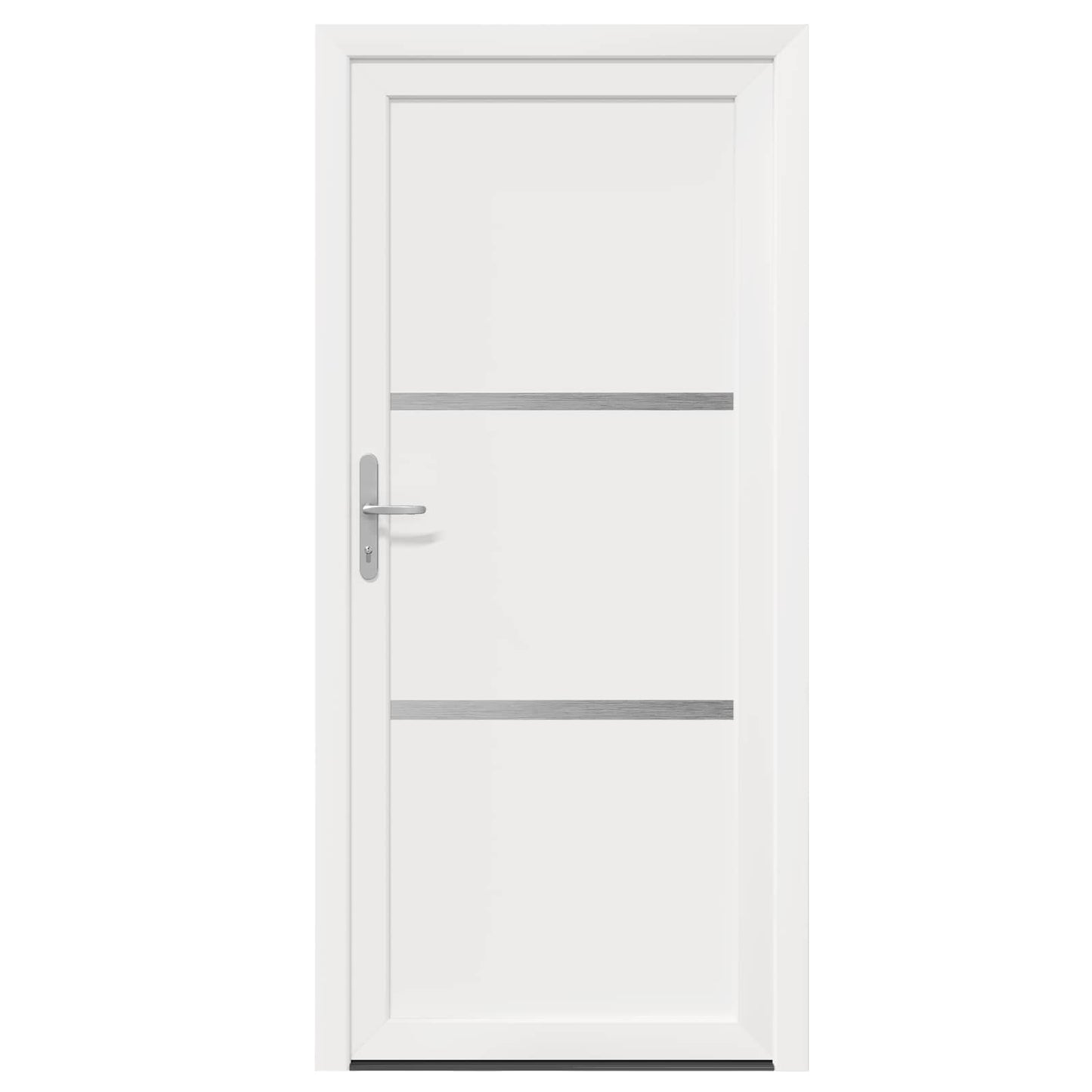 Hoveddør Hvid 98 x 208 cm PVC