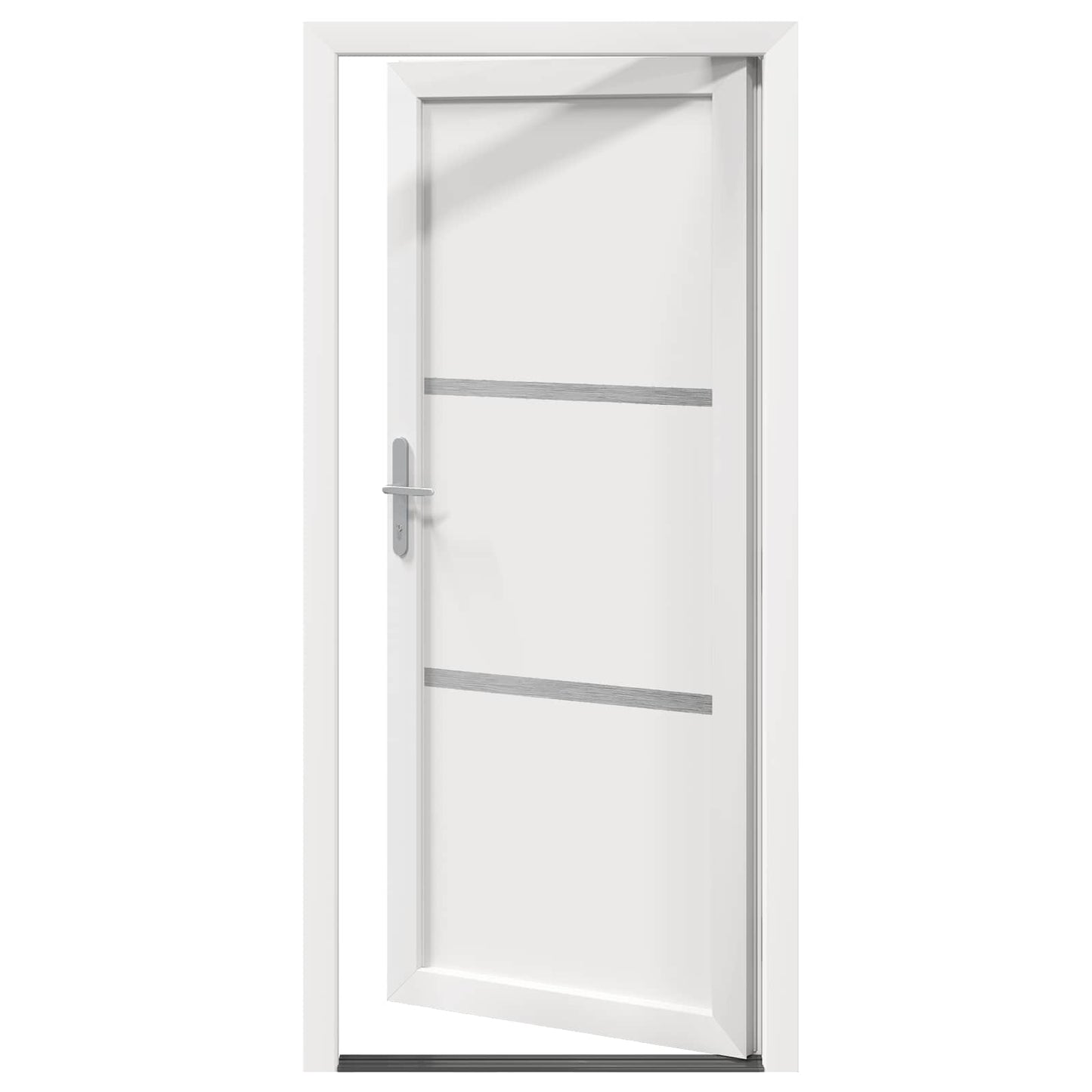 Hoveddør Hvid 108 x 208 cm PVC