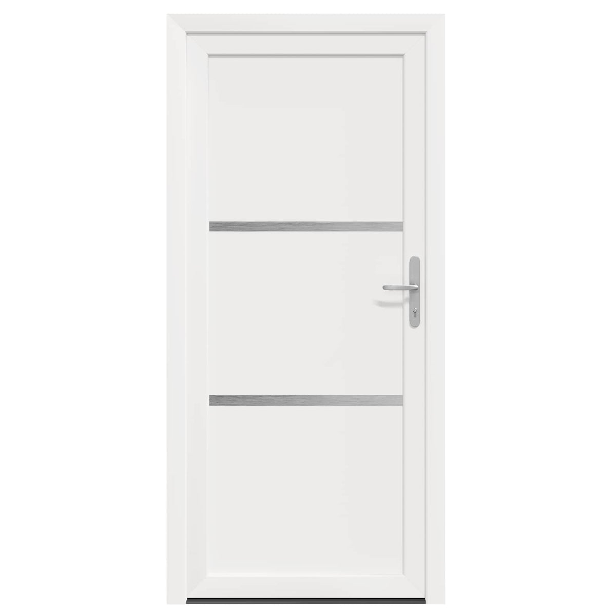 Hoveddør Hvid 98 x 208 cm PVC