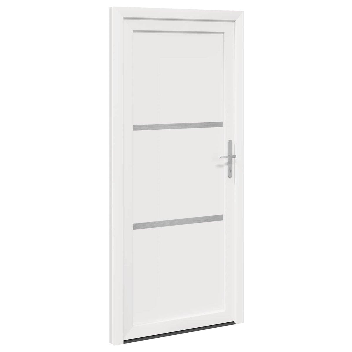 Hoveddør Hvid 108 x 208 cm PVC