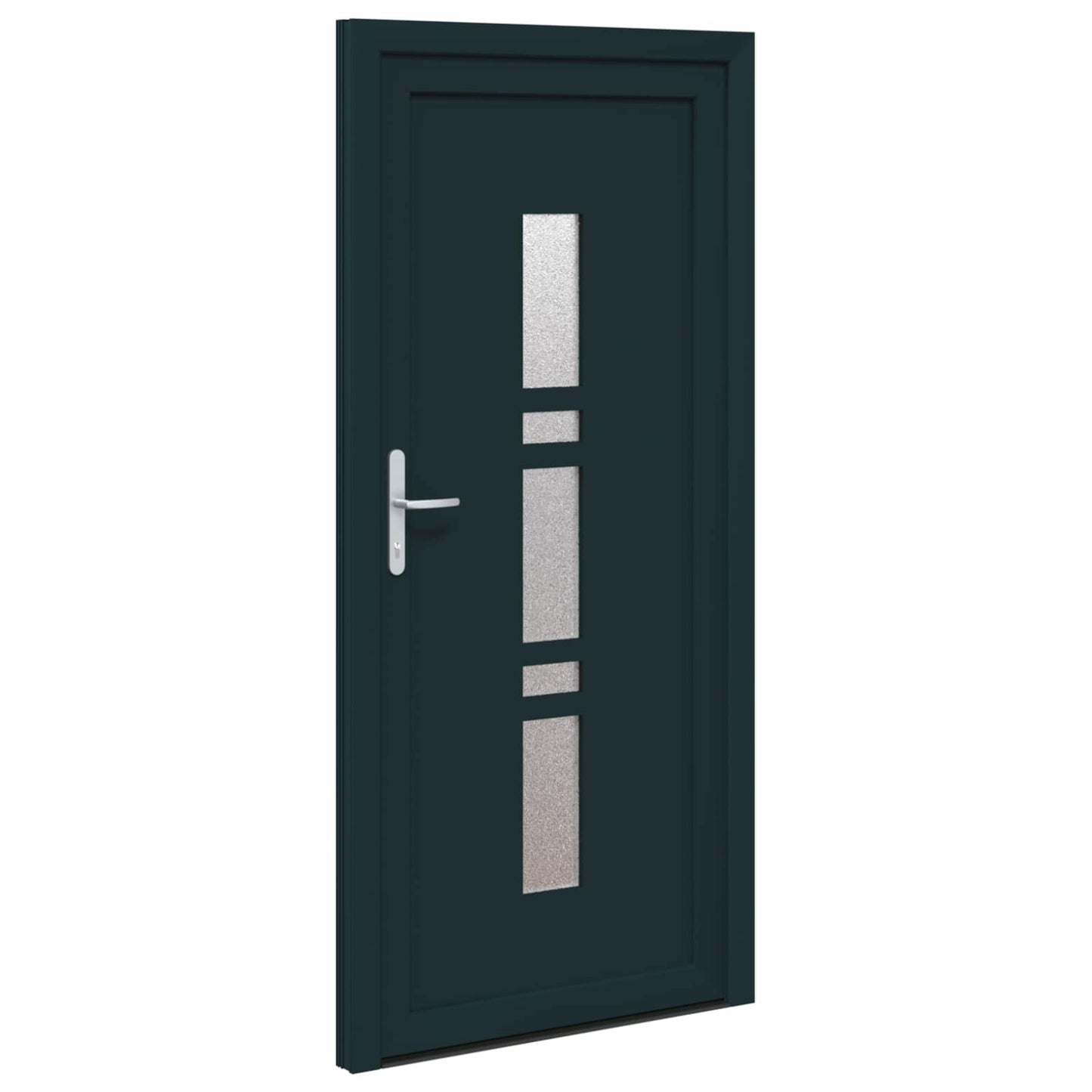 Hoveddør 88 x 200 cm PVC Antracit